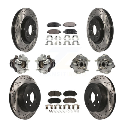 [Avant + Arrière] Kit d'ensemble roulement de roue et moyeu pour Nissan Rogue Sport Qashqai KBB-113645