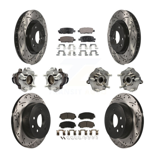 [Avant + Arrière] Kit d'ensemble roulement de roue et moyeu pour Nissan Rogue Sport Qashqai KBB-113645