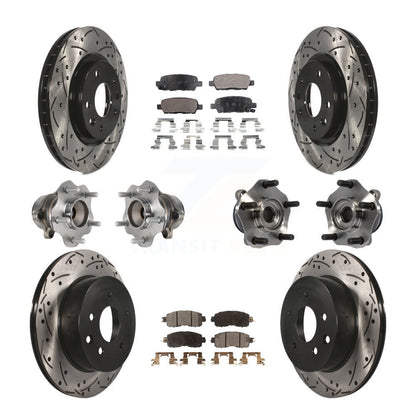 [Avant + Arrière] Kit d'ensemble roulement de roue et moyeu pour Nissan LEAF KBB-113648