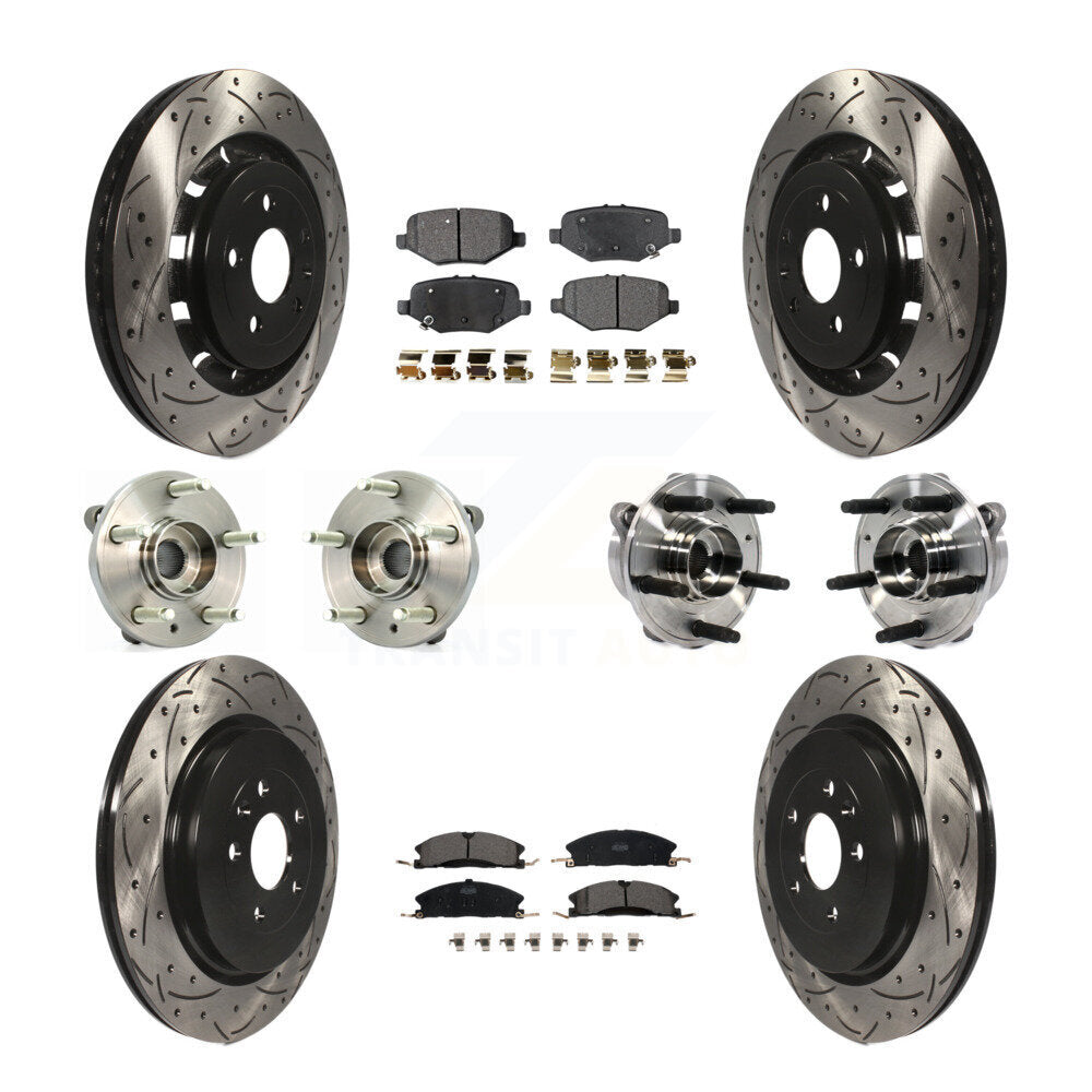[Avant + Arrière] Kit d'ensemble roulement de roue et moyeu pour Ford Taurus Police Interceptor Sedan Special Service KBB-113657