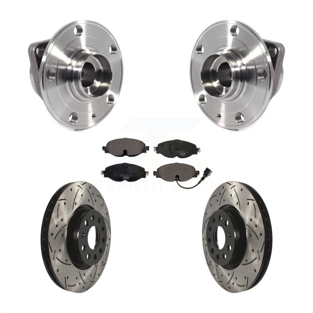 [Avant] Kit d'ensemble roulement de roue et moyeu pour Volkswagen GTI Audi Golf Alltrack A3 Sportback e-tron TT Quattro KBB-113672 par Transit Auto