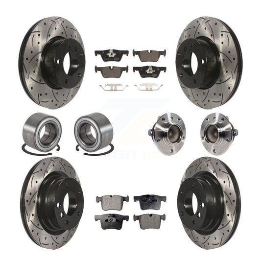 [Avant + Arrière] Kit d'ensemble roulement de roue et moyeu pour BMW 428i 228i 320i 328d KBB-113689