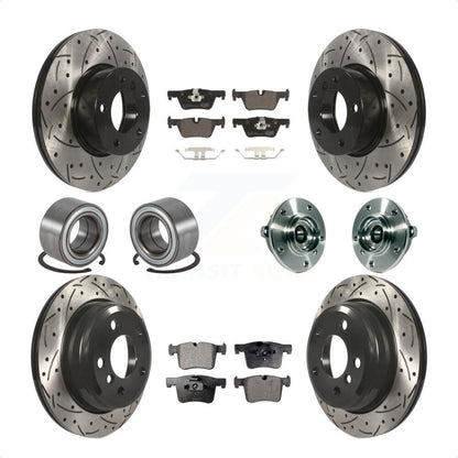 [Avant + Arrière] Kit d'ensemble roulement de roue et moyeu pour BMW 328i xDrive 320i 428i Gran Coupe 328d GT KBB-113690 par Transit Auto