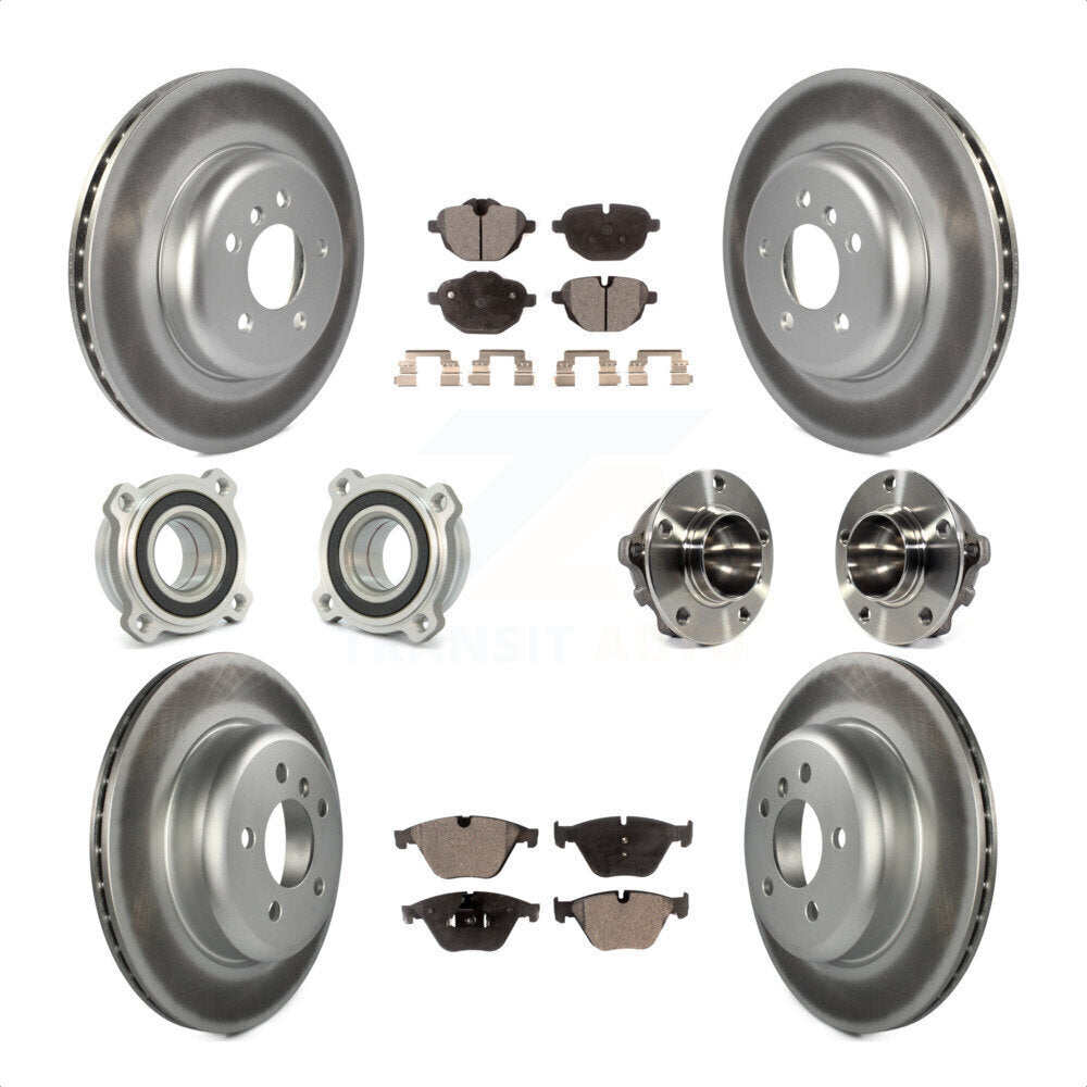 [Avant + Arrière] Kit d'ensemble roulement de roue et moyeu pour BMW 535i KBB-113694 par Transit Auto