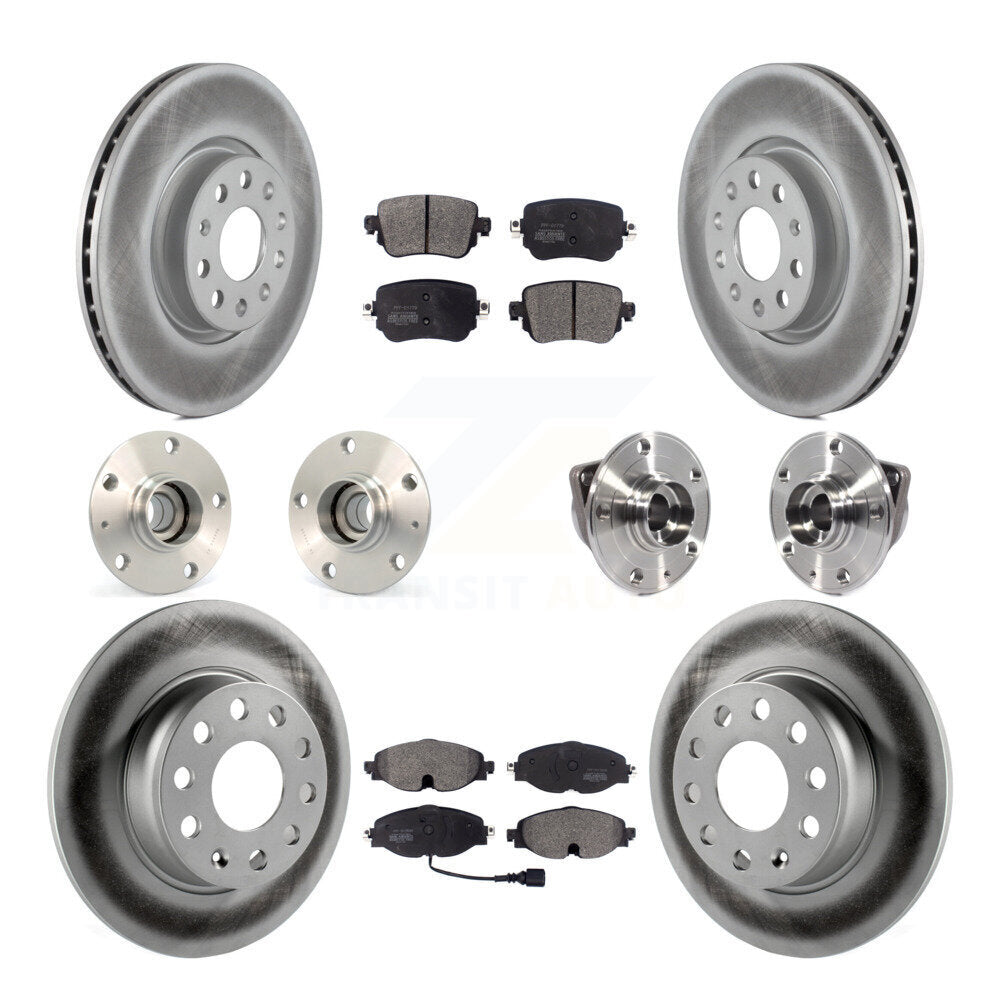 [Avant + Arrière] Kit d'ensemble roulement de roue et moyeu pour 2015-2018 Volkswagen GTI sans Performance Package KBB-113702