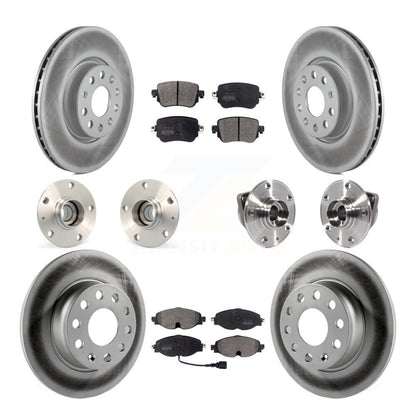[Avant + Arrière] Kit d'ensemble roulement de roue et moyeu pour 2015-2018 Volkswagen GTI sans Performance Package KBB-113702