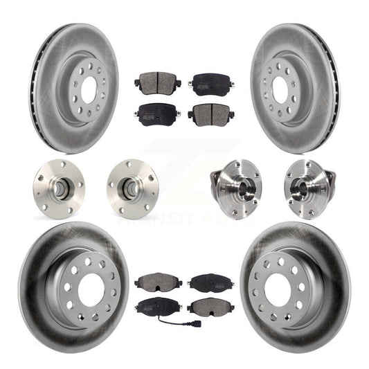[Avant + Arrière] Kit d'ensemble roulement de roue et moyeu pour 2015-2018 Volkswagen GTI sans Performance Package KBB-113702