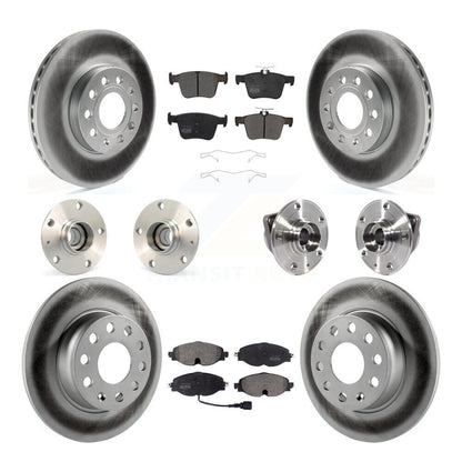 [Avant + Arrière] Kit d'ensemble roulement de roue et moyeu pour 2016 Audi A3 Sedan avec FWD 2.0L avec 85mm Bearing Outer Diameter KBB-113703