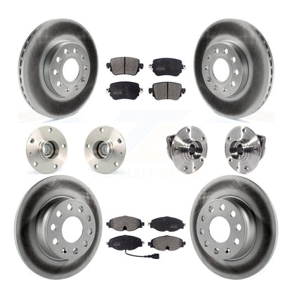 [Avant + Arrière] Kit d'ensemble roulement de roue et moyeu pour Volkswagen Golf SportWagen KBB-113704