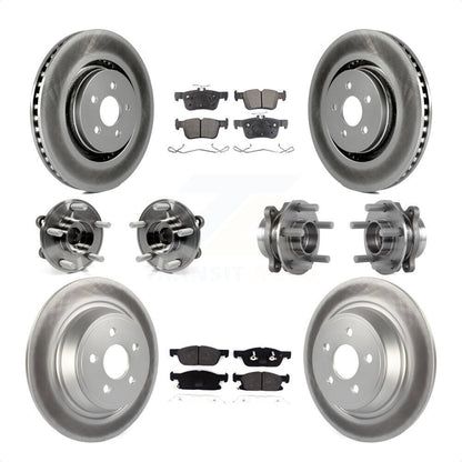 [Avant + Arrière] Kit d'ensemble roulement de roue et moyeu pour 2017-2019 Ford Fusion Sport avec AWD 2.7L KBB-113712 par Transit Auto