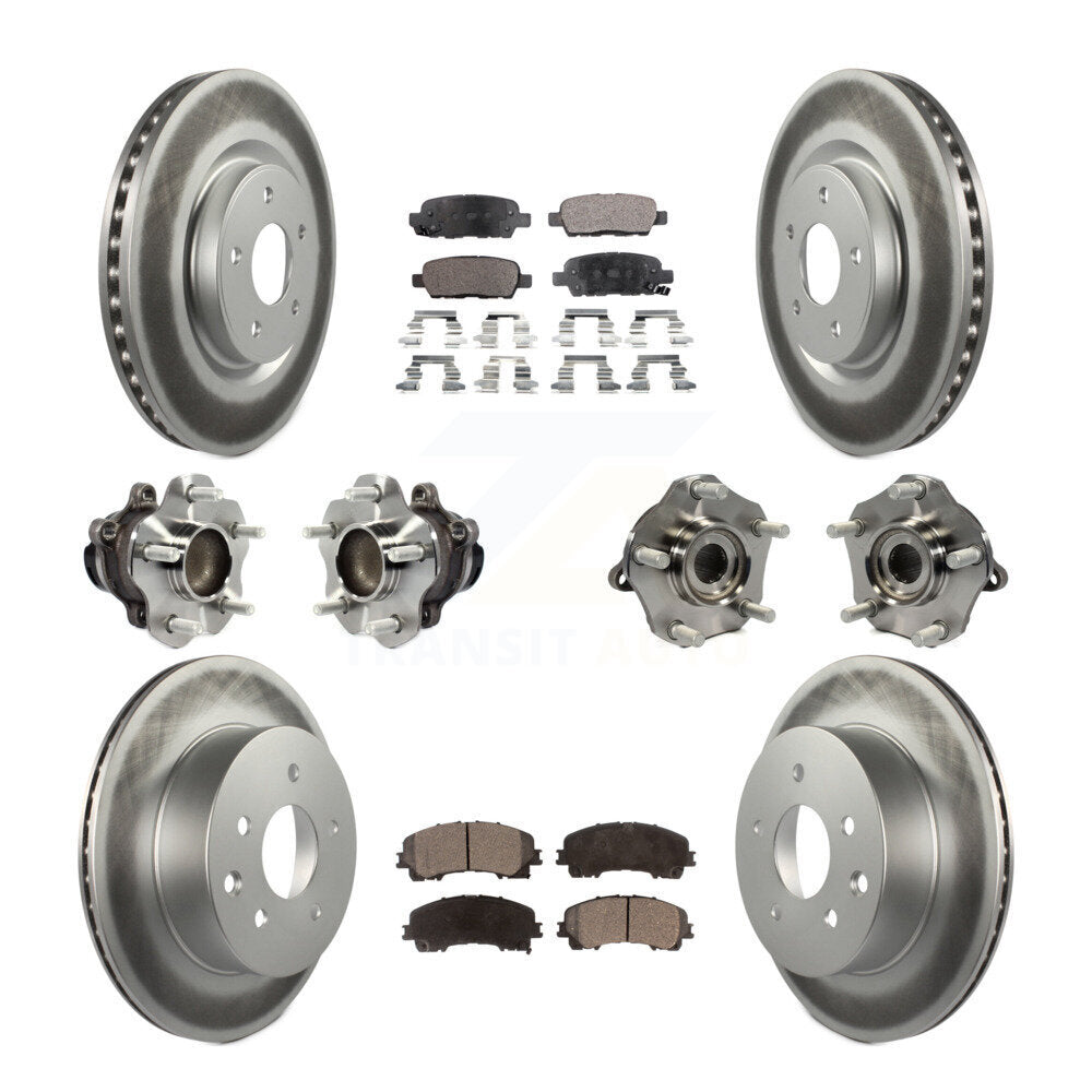 [Avant + Arrière] Kit d'ensemble roulement de roue et moyeu pour Nissan Rogue KBB-113723