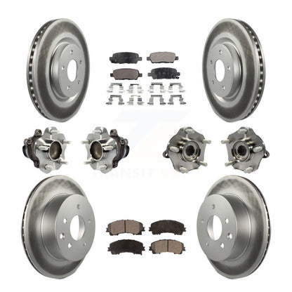 [Avant + Arrière] Kit d'ensemble roulement de roue et moyeu pour Nissan Rogue KBB-113723