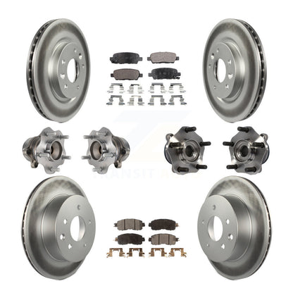 [Avant + Arrière] Kit d'ensemble roulement de roue et moyeu pour Nissan LEAF KBB-113726