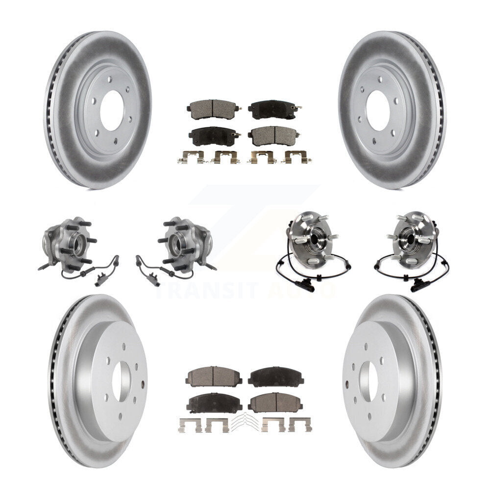 [Avant + Arrière] Kit d'ensemble roulement de roue et moyeu pour INFINITI Nissan Armada QX80 QX56 KBB-113743