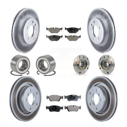 [Avant + Arrière] Kit d'ensemble roulement de roue et moyeu pour 2001-2005 BMW 325i KBB-113791 par Transit Auto