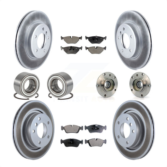 [Avant + Arrière] Kit d'ensemble roulement de roue et moyeu pour 2001-2005 BMW 325i KBB-113791 par Transit Auto