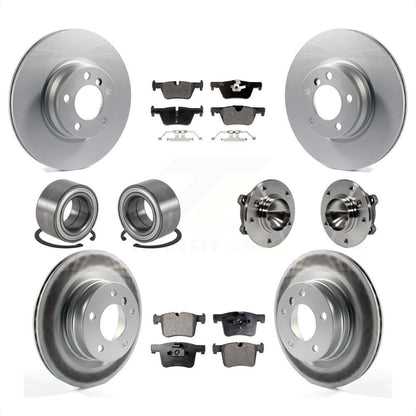 [Avant + Arrière] Kit d'ensemble roulement de roue et moyeu pour 2012 BMW 328i Sedan avec 2.0L sans Blue Painted Calipers KBB-113794 par Transit Auto
