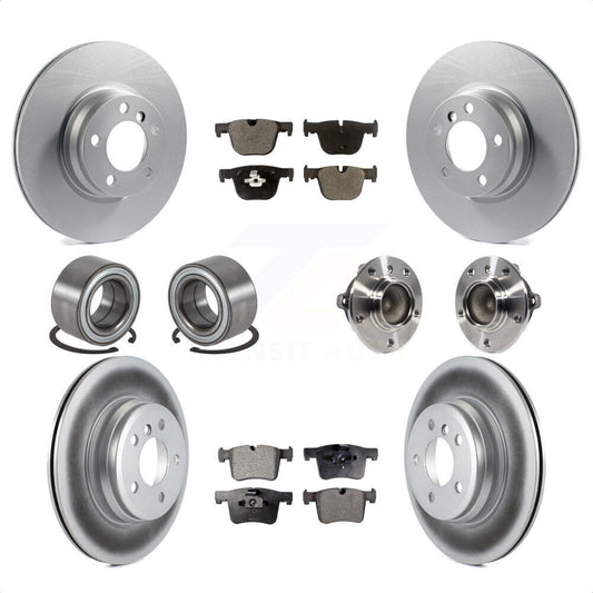 [Avant + Arrière] Kit d'ensemble roulement de roue et moyeu pour BMW 428i Gran Coupe sans Blue Painted Calipers KBB-113798 par Transit Auto
