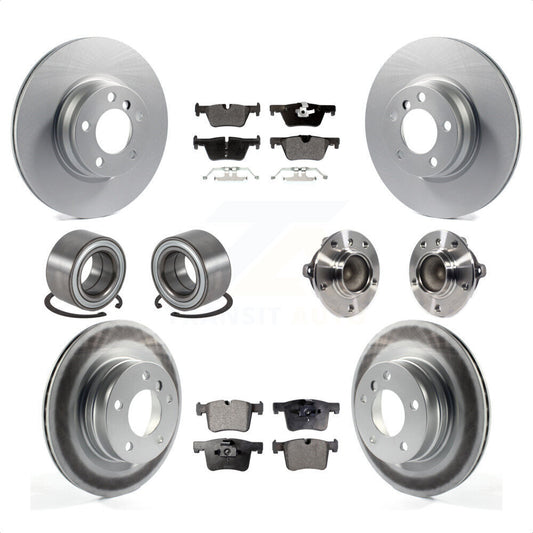 [Avant + Arrière] Kit d'ensemble roulement de roue et moyeu pour BMW 328i 428i 228i sans Blue Painted Calipers KBB-113800 par Transit Auto