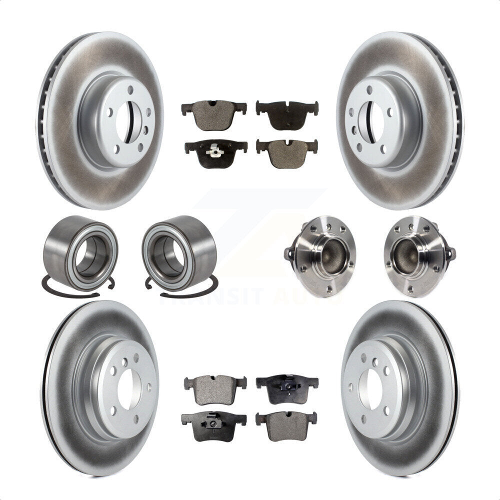 [Avant + Arrière] Kit d'ensemble roulement de roue et moyeu pour BMW 435i 335i Gran Coupe sans Blue Painted Calipers KBB-113801 par Transit Auto