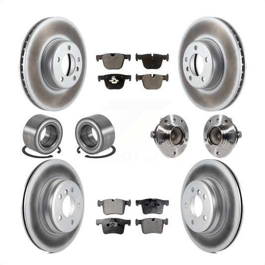 [Avant + Arrière] Kit d'ensemble roulement de roue et moyeu pour BMW 435i 335i Gran Coupe sans Blue Painted Calipers KBB-113801 par Transit Auto
