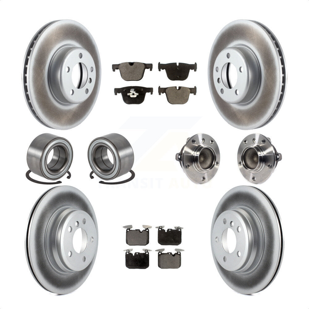 [Avant + Arrière] Kit d'ensemble roulement de roue et moyeu pour BMW 340i 435i Gran Coupe ActiveHybrid 3 sans Blue Painted Calipers KBB-113802 par Transit Auto