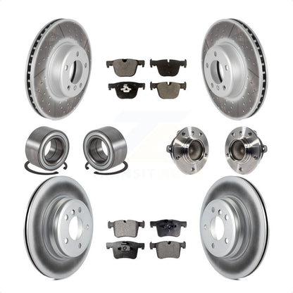 [Avant + Arrière] Kit d'ensemble roulement de roue et moyeu pour BMW 435i 335i Gran Coupe sans Blue Painted Calipers KBB-113803 par Transit Auto