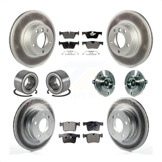 [Avant + Arrière] Kit d'ensemble roulement de roue et moyeu pour 2015-2016 BMW 228i xDrive sans Blue Painted Calipers KBB-113807 par Transit Auto