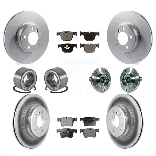 [Avant + Arrière] Kit d'ensemble roulement de roue et moyeu pour 2015-2016 BMW 428i xDrive Gran Coupe sans Blue Painted Calipers KBB-113808 par Transit Auto