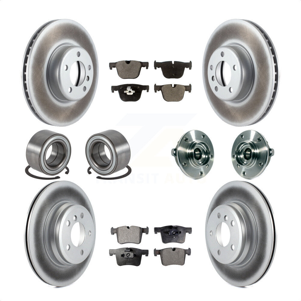 [Avant + Arrière] Kit d'ensemble roulement de roue et moyeu pour BMW 335i xDrive 435i GT Gran Coupe sans Blue Painted Calipers KBB-113812 par Transit Auto