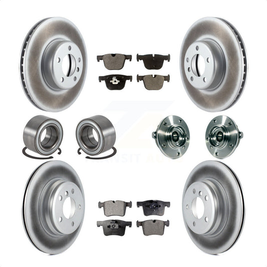 [Avant + Arrière] Kit d'ensemble roulement de roue et moyeu pour BMW 335i xDrive 435i GT Gran Coupe sans Blue Painted Calipers KBB-113812 par Transit Auto