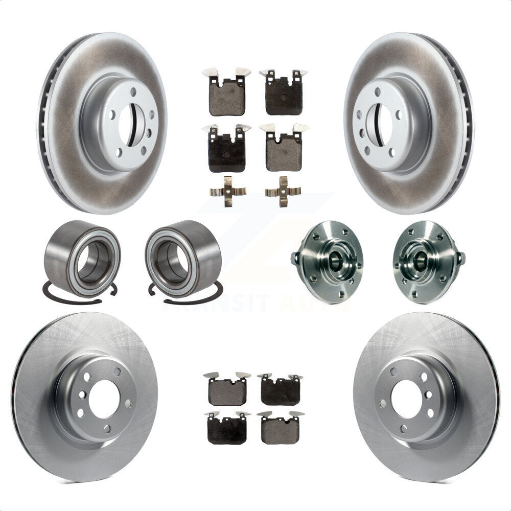 [Avant + Arrière] Kit d'ensemble roulement de roue et moyeu pour 2015-2016 BMW 228i xDrive avec Blue Painted Calipers KBB-113814 par Transit Auto