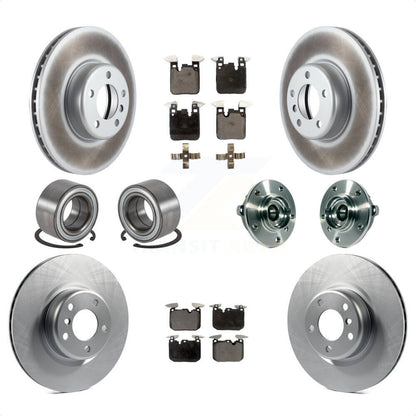 [Avant + Arrière] Kit d'ensemble roulement de roue et moyeu pour 2015-2016 BMW 228i xDrive avec Blue Painted Calipers KBB-113814 par Transit Auto