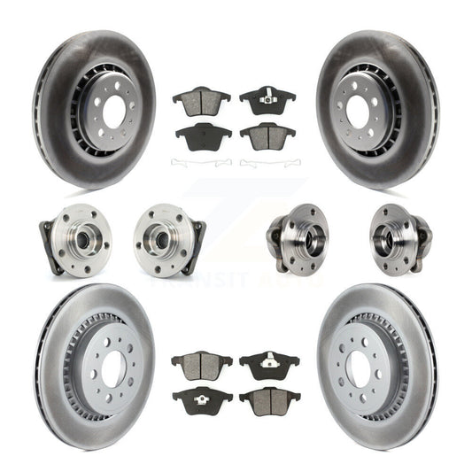 [Avant + Arrière] Kit d'ensemble roulement de roue et moyeu pour 2008-2014 Volvo XC90 AWD avec 336mm Diameter Rotor KBB-113826