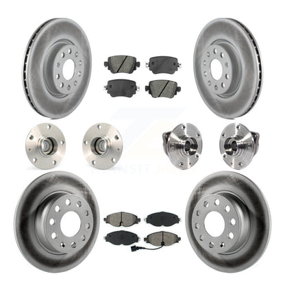 [Avant + Arrière] Kit d'ensemble roulement de roue et moyeu pour 2015-2018 Volkswagen GTI sans Performance Package KBB-113831