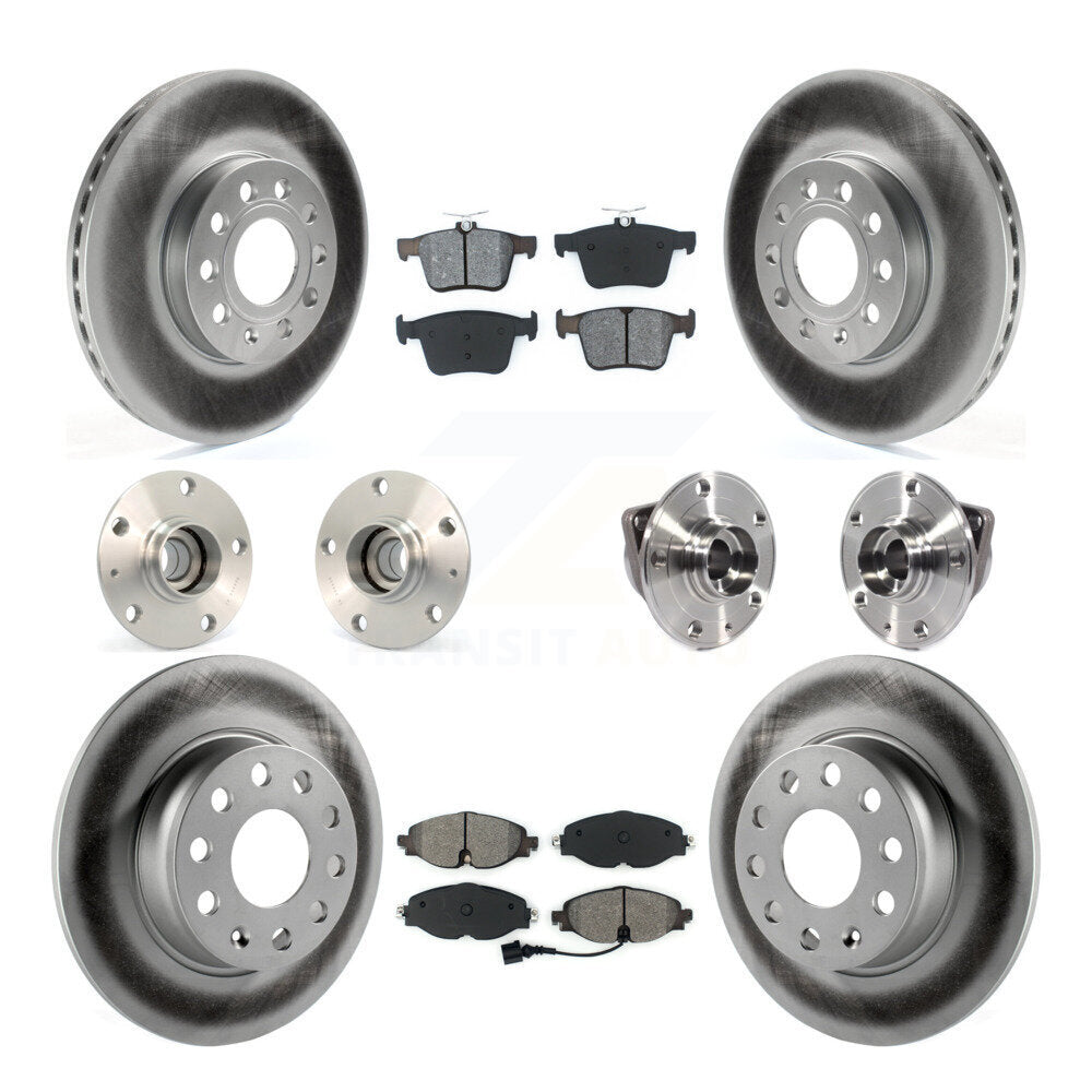 [Avant + Arrière] Kit d'ensemble roulement de roue et moyeu pour 2016 Audi A3 Sedan avec FWD 2.0L avec 85mm Bearing Outer Diameter KBB-113832