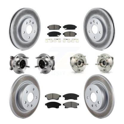 [Avant + Arrière] Kit d'ensemble roulement de roue et moyeu pour 2014-2015 Chevrolet Cruze GAS engine avec 16" Factory Wheels KBB-113840