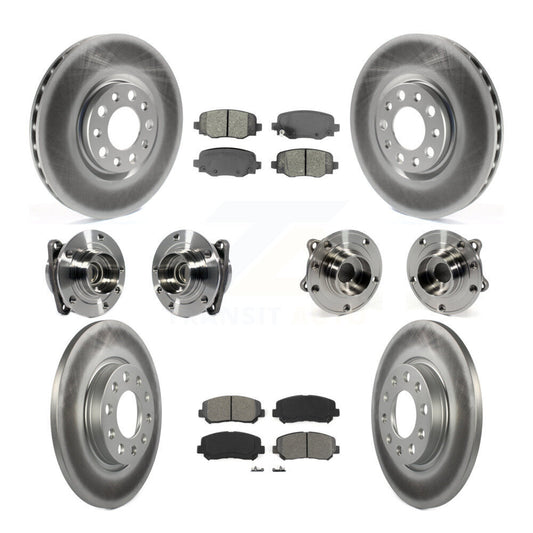 [Avant + Arrière] Kit d'ensemble roulement de roue et moyeu pour 2015-2017 Chrysler 200 FWD avec 305mm Diameter Rotor KBB-113842