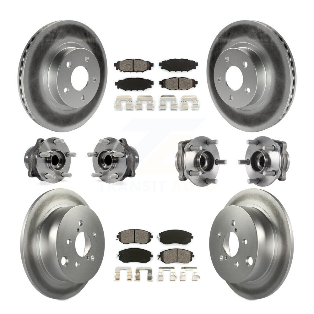 [Avant + Arrière] Kit d'ensemble roulement de roue et moyeu pour Subaru Impreza KBB-113844