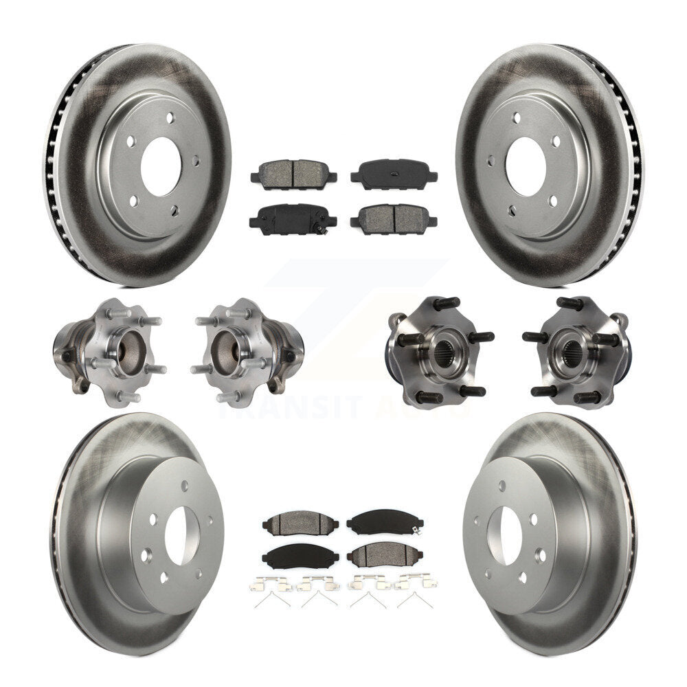 [Avant + Arrière] Kit d'ensemble roulement de roue et moyeu pour Nissan LEAF KBB-113851