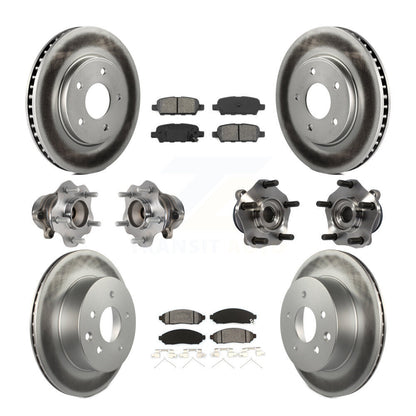 [Avant + Arrière] Kit d'ensemble roulement de roue et moyeu pour Nissan LEAF KBB-113851
