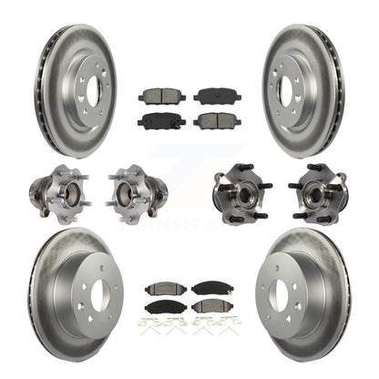 [Avant + Arrière] Kit d'ensemble roulement de roue et moyeu pour 2015 Nissan LEAF Vehicles Manufactured In Japan KBB-113852