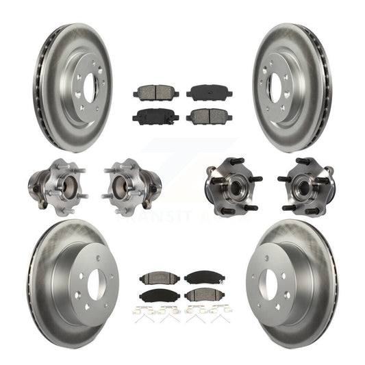 [Avant + Arrière] Kit d'ensemble roulement de roue et moyeu pour 2015 Nissan LEAF Vehicles Manufactured In Japan KBB-113852