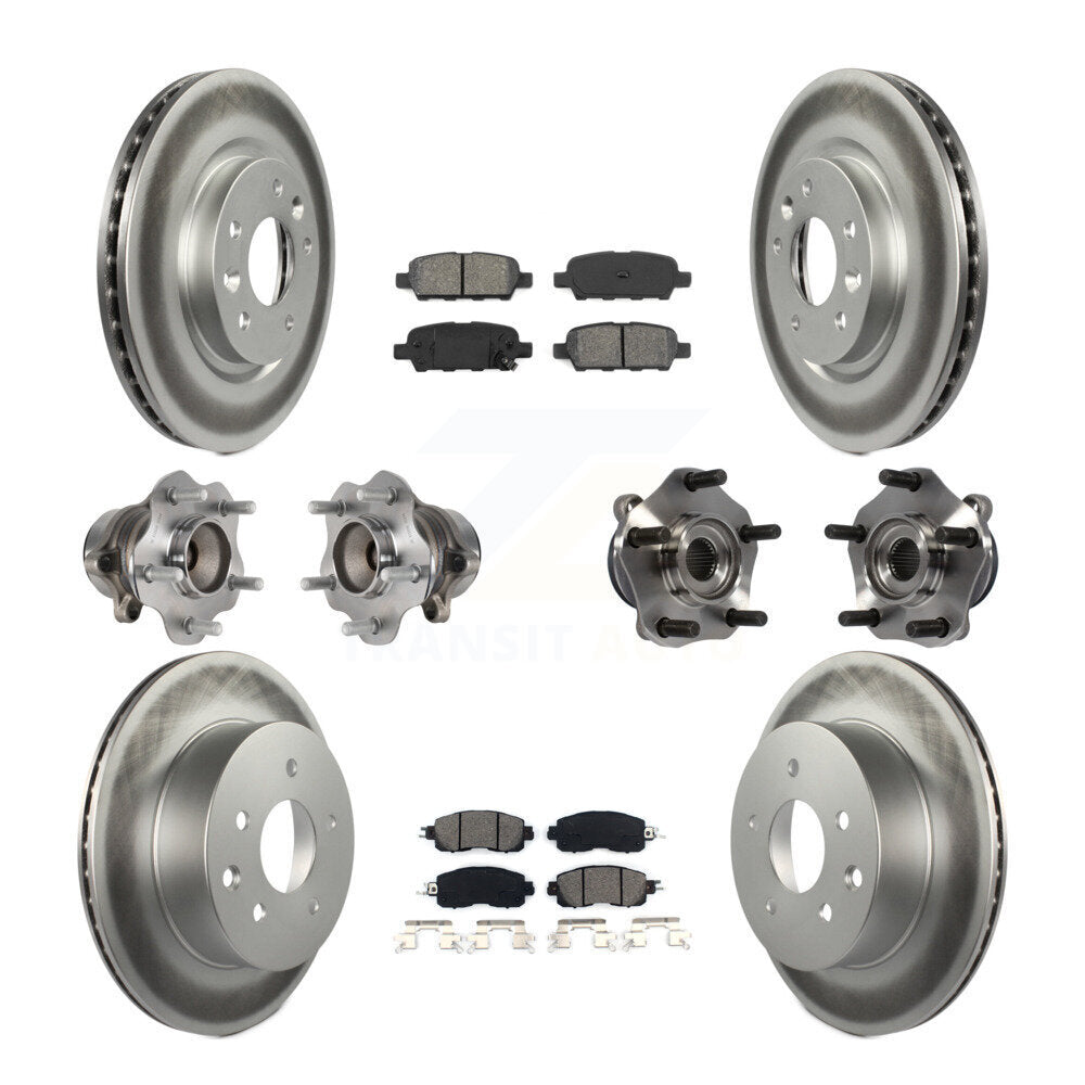 [Avant + Arrière] Kit d'ensemble roulement de roue et moyeu pour Nissan LEAF KBB-113853