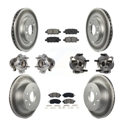 [Avant + Arrière] Kit d'ensemble roulement de roue et moyeu pour Nissan LEAF KBB-113853