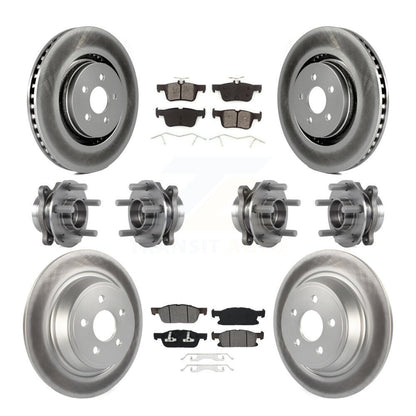 [Avant + Arrière] Kit d'ensemble roulement de roue et moyeu pour Ford Edge Lincoln MKX AWD KBB-113865
