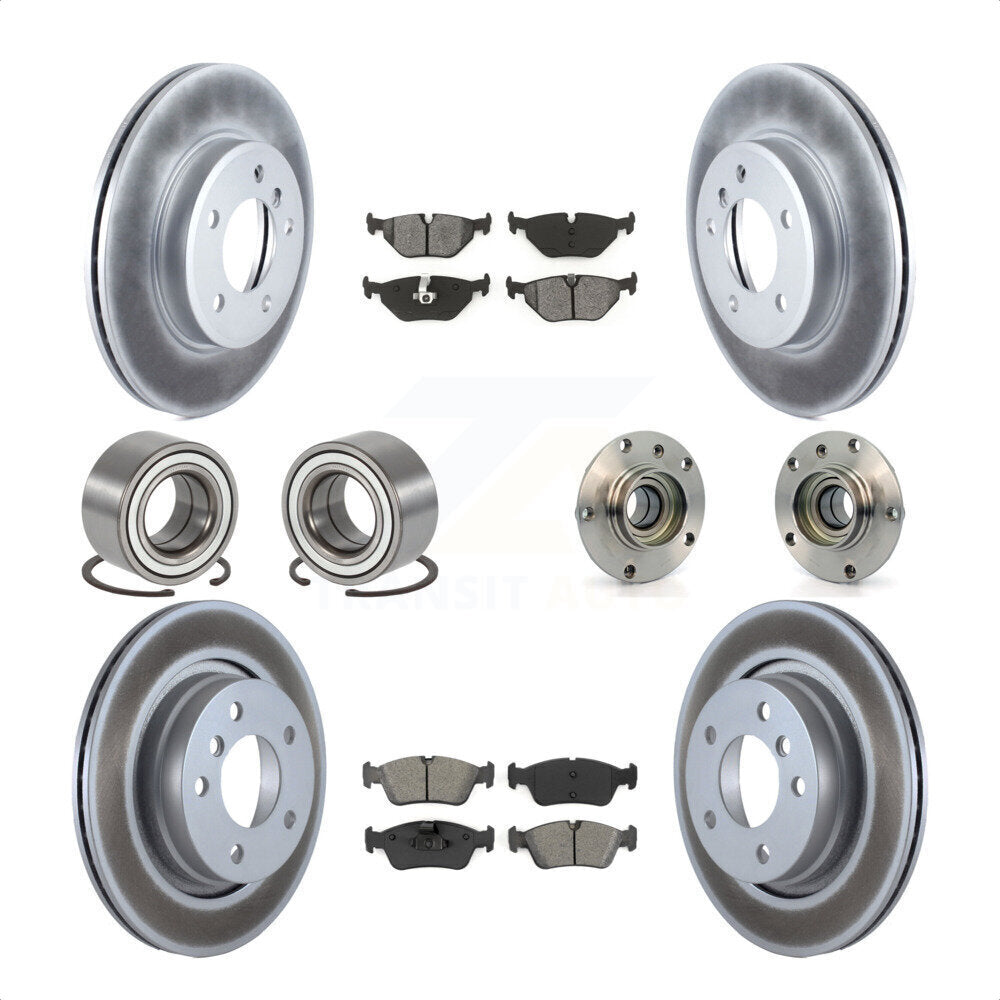 [Avant + Arrière] Kit d'ensemble roulement de roue et moyeu pour 2001-2005 BMW 325i KBB-113899 par Transit Auto