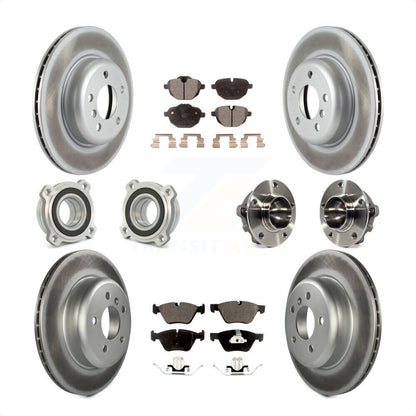[Avant + Arrière] Kit d'ensemble roulement de roue et moyeu pour 2012 BMW 528i sans Performance Brakes KBB-113904 par Transit Auto