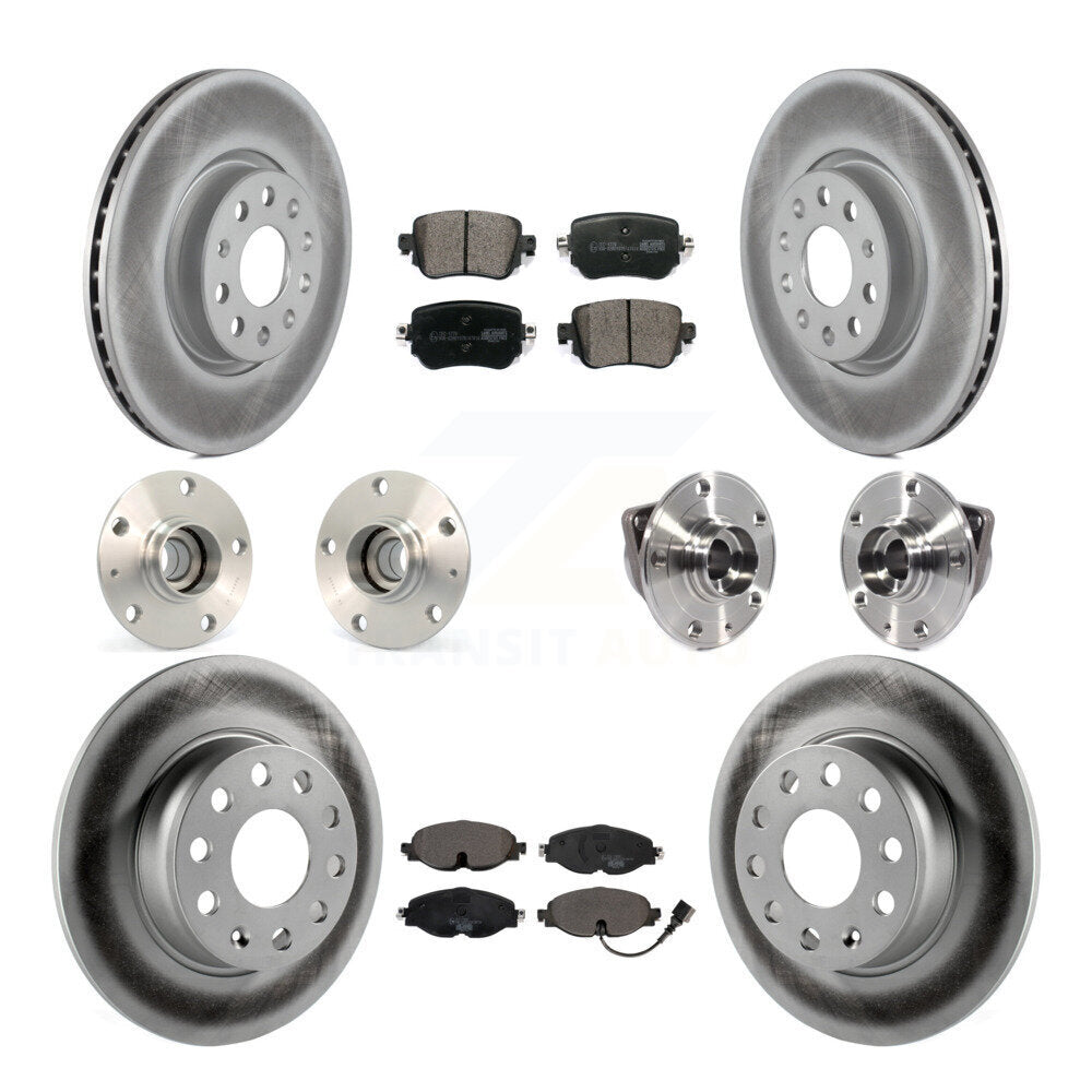 [Avant + Arrière] Kit d'ensemble roulement de roue et moyeu pour 2015-2018 Volkswagen GTI sans Performance Package KBB-113913