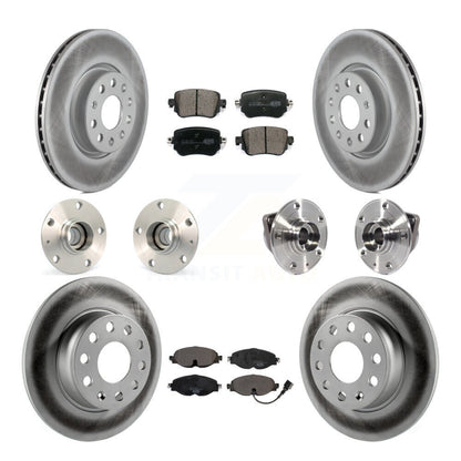 [Avant + Arrière] Kit d'ensemble roulement de roue et moyeu pour 2015-2018 Volkswagen GTI sans Performance Package KBB-113913